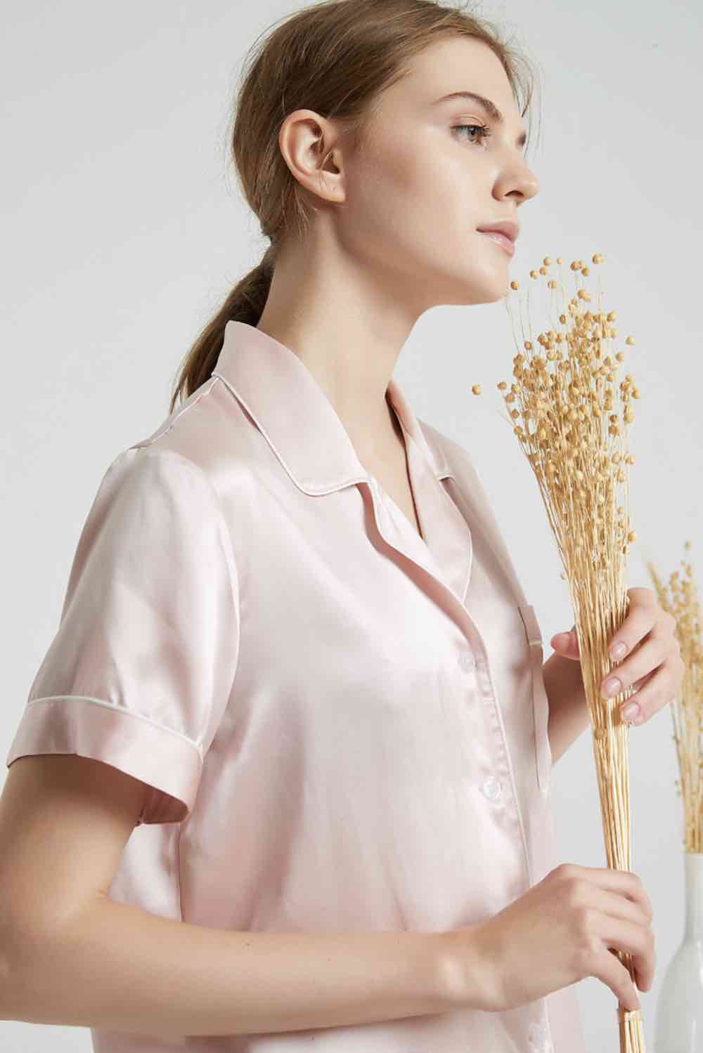 Silk sleepwear