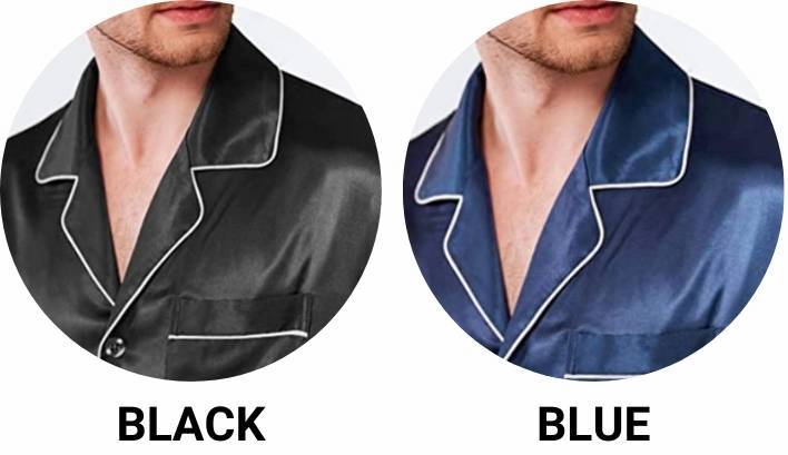 buy satin silk pajamas for men online